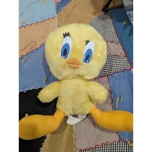 Vintage 1996 Looney Tunes Tweety Bird Plush Toy Ace Novelties Warner Bros 9”